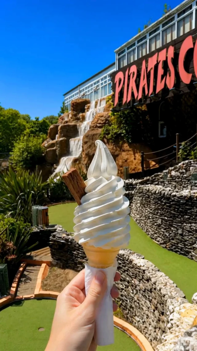 Cool down with a FREE 99 Ice Cream this July after a exciting round of Adventure Golf 🍦⛳ 

Book an evening round of golf online this July and enjoy a free 99 ice cream for every golfer. 

📅 Offer available throughout July on evening rounds only from 5pm to 9pm (last out at 8pm). Offer available for online ticket sales only. 

The perfect summer evening with family and friends ☀️

Tag your golf crew and make the most of those summer evenings! 👇

📍 Pirates Cove, Courtown, Co. Wexford.